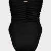Textured Ruched One Piece - Image 4