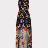 Hannah Fall Foliage Embroidered Dress