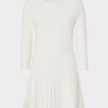 Tabitha Sheer Godet Mini Dress