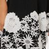 Sleeveless Lace Trim Fit And Flare Dress - Image 3