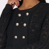 Bubble Pointelle Knit Jacket - Image 3
