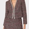 Amaya Tweed Crystal Embellished Jacket - Image 3