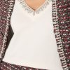 Amaya Tweed Crystal Embellished Jacket - Image 4