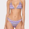 Barcelona Metallic Chevron Triangle Bikini Top - Image 2
