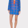 Viara Two Tone Geo Eyelet Cover-Up Dress - Image 2