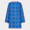 Viara Two Tone Geo Eyelet Cover-Up Dress - Image 5