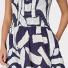 Olen Graphic Brushstroke Strapless Maxi Dress - Image 3