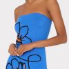 Floral Strapless Knit Midi Dress - Image 3