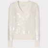 Ilaria Sequin V-Neck Sweater