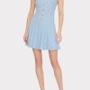 Wave Godet Flare Knit Mini Dress - Image 2
