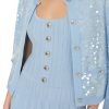 Wave Godet Flare Knit Mini Dress - Image 4