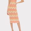 Multi Zig Zag Sleeveless Midi Dress - Image 2
