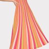Multi Color Stripe Sleeveless Midi Dress - Image 3