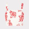 Rose Embroidery Crop Top