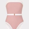 Ravello Strapless Color Block One Piece