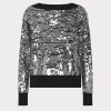 Ilaria Sequin V-Neck Sweater - Image 4